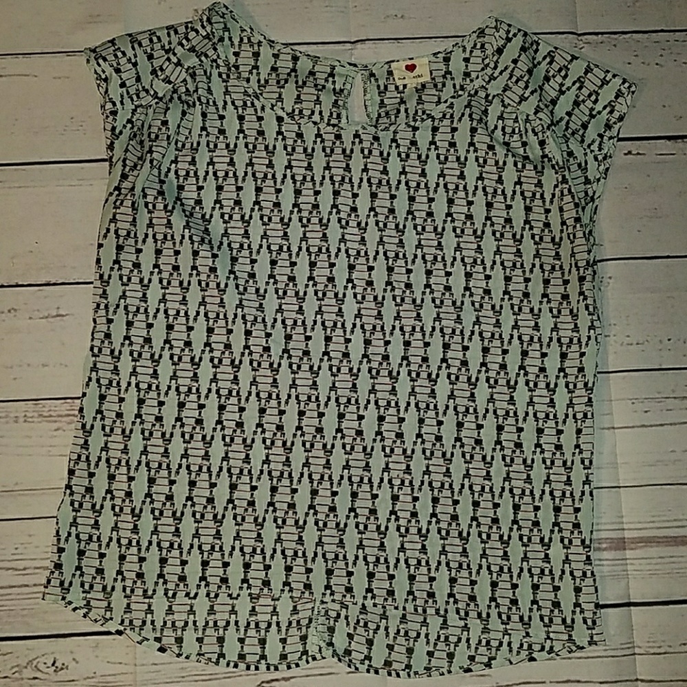 Patterned openback top